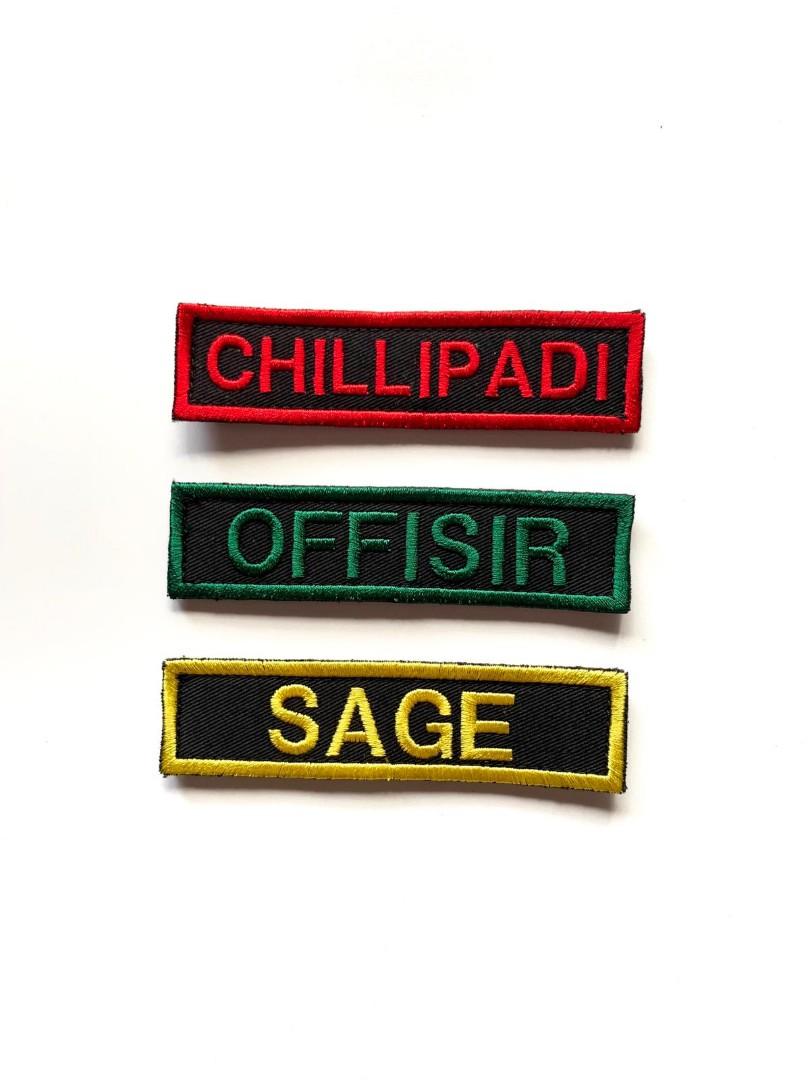 Name velcro patch discount