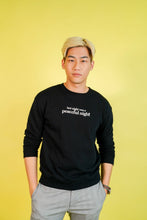 Load image into Gallery viewer, Last Night Was A Peaceful Night Black Pullover